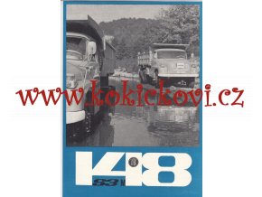 Tatra 148 S3M, 148 S1M - 1971 - reklamní prospekt - texty česky