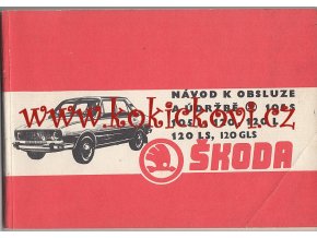 Škoda 105, 120 - návod k obsluze a údržbě - 1979