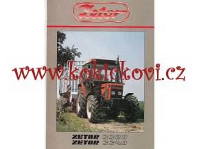 TRAKTOR ZETOR 3320 A 3340 - REKLAMNÍ PROSPEKT A4 - 4 STRANY