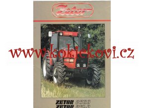 TRAKTOR ZETOR 8520 A 8540 - REKLAMNÍ PROSPEKT A4 - 8 STRAN