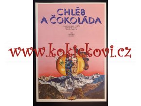 FILMOVÝ PLAKÁT A3 - CHLÉB A ČOKOLÁDA - 1975