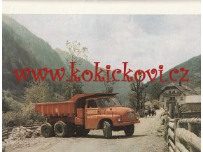 TATRA 138 - reklamní leták - kolorovaná fotografie - A4