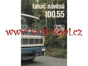 Liaz 100.55 - tahač návěsů - reklamní prospekt - 4 strany A4