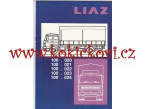 Valník LIAZ 100.020 - 024 - reklamní prospekt A4 - 16 stran