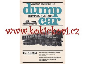 6nápravový výklopný vůz Dumpcar reklamní prospekt 1975 - A4 - 8 stran