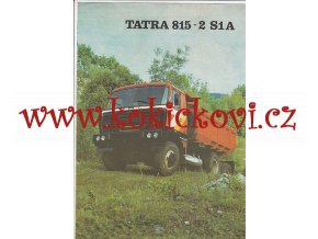 Tatra 815-2 S1 A - Arktik 28 210 6 x 6.2 - reklamní prospekt - A4 - 4strany - texty česky