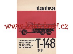 Tatra T - 148 S3 - reklamní prospekt - francouzsky
