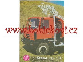 Tatra 815–2 S3 28 210 6 x 6.2- reklamní prospekt - 4 str. A4 - česky - IA stav