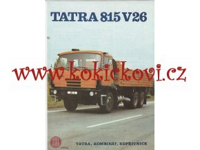 Tatra 815 V 26 208 6 x 6.2 - reklamní prospekt