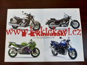 KAWASAKI VÝROBNÍ PROGRAM 1999 - A4 - 16 STRAN - ČESKY