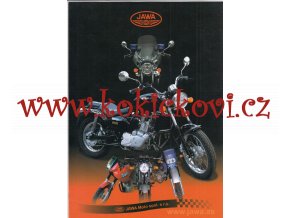 JAWA 650 CLASSIC - JAWA 350 CHOPPER - JAWA 350 CALIFORNIAN - JAWA 100 ROBBY - REKLAMNÍ PROSPEKT 199? - TÝNEC NAD SÁZAVOU