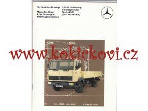 MERCEDES - BENZ - 6,5 - 11 t - prospekt A4, 1984 - 36 stran - německy