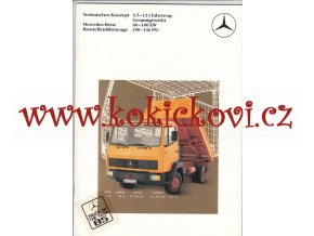 MERCEDES - BENZ - 6,5 - 13 t - prospekt A4, 1984 - 32 stran - německy