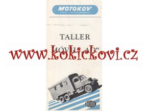 PRAGA V3S AO - POJÍZDNÁ DÍLNA - REKLAMNÍ PROSPEKT - DRUKOV - MOTOKOV  - ŠPANĚLSKY