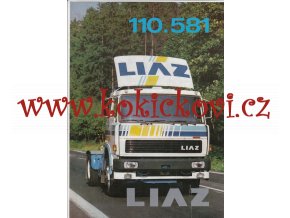 Liaz 110.581 návěsový tahač 4 x 2 - 1988 -  reklamní prospekt
