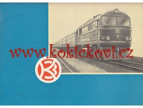 Kolomenský lokomotivní závod - 1863-1963 - reklamní  katalog lokomotiv SSSR