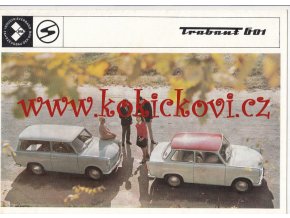 Trabant 601 - 1971 - reklamní prospekt - 8 STRAN - A4 - česky