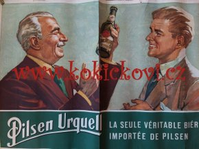 Pilsner Urquell - reklamní plakát Bohumil Konečný - Bimba - originál A1