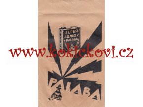 RADIO PALABA - REKLAMNÍ PAPÍROVÝ SÁČEK - ROZMĚRY 10*16 CM