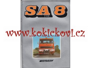 LIAZ 110.850 SA 8 splachovací automobil - Motokov - prospekt - texty AJ, FJ A ŠJ