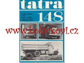 Tatra 148 - typová řada T-148 - MOTOR T 2-928-1 - REKLAMNÍ PROSPEKT MOTOKOV - 197? - 4 STRANY