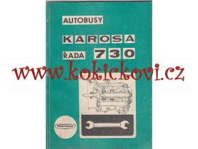 Karosa - řada 730 - dílenská příručka - hnací agregát - 1981 A4 - 48 STRAN -
