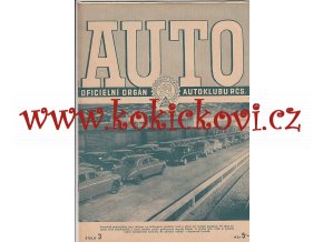 AUTO - ČASOPIS ČS. MOTORISTŮ ČÍSLO 3 / 1947