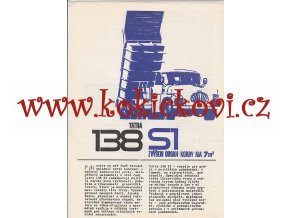 Tatra 138 SKLÁPĚČKA S1 - 1967 - prospekt A4