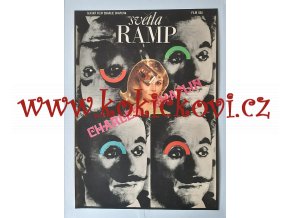 FILMOVÝ PLAKÁT A3 - CH. CHAPLIN - SVĚTLA RAMP - Charles Chaplin