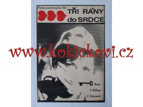 FILMOVÝ PLAKÁT A3 - TŘI RÁNY DO SRDCE - 1966