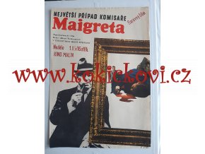 FILMOVÝ PLAKÁT A3 - NEJVĚTŠÍ PŘÍPAD KOMISAŘE MAIGRETA - 1968