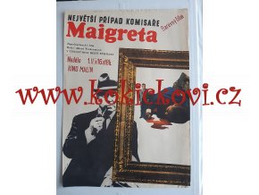 FILMOVÝ PLAKÁT A3 - NEJVĚTŠÍ PŘÍPAD KOMISAŘE MAIGRETA - 1968