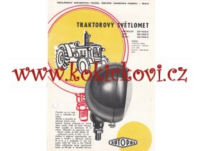 PROSPEKT TRAKTOROVÝ SVĚTLOMET - ZETOR - AUTOPAL A5 - 2 STRANY