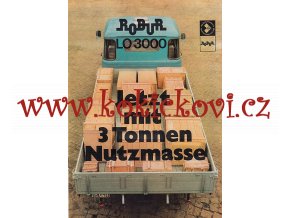 ROBUR LO 3000 - IFA - prospekt - 8 STRAN - A4 -1972 PĚKNÝ STAV