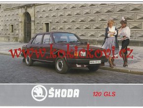 Škoda 120 GLS - prospekt - Motokov - reklamní prospekt A4 - 198?
