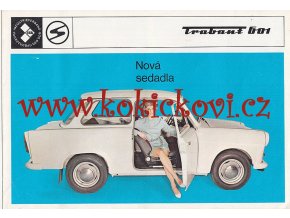 Trabant 601 - nová sedadla - 1971 - prospekt