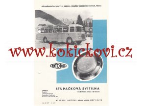 PROSPEKT STUPAČKOVÁ SVÍTILNA ŠKODA 706 RTO - AUTOPAL A5 - 2 STRANY