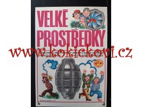 Velké prostředky - reklamní plakát A3 - Gottwald, Vladimír - 1977