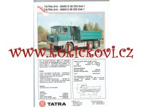 Tatra 815 - 2D0S13 28 252 6x6.1... prospekt