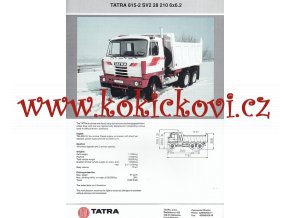 Tatra 815 - 2SV 28 210 6*6.2... prospekt