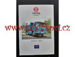 TATRA 815 - 260S24 - prospekt A4 - 2 STRANY