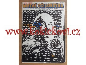 MRTVÉ OČI LONDÝNA - filmový plakát A3 - Eva Lamrová - 1971