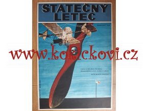 Statečný letec  - filmový plakát - A3