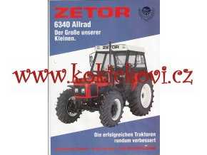 Traktor Zetor 6340 - prospekt - Semex