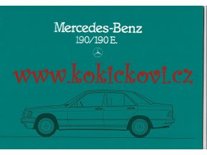 Mercedes - Benz - 190 / 190 E - 1983 - reklamní prospekt - 32 stran A4 - německy