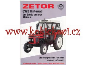 Traktor Zetor 6320 - prospekt - Semex