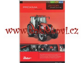 Traktor Zetor PROXIMA POWER 80-110 HP - prospekt