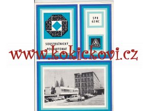 POLOAUTOMATICKÝ REVOLVEROVÝ SOUSTRUH SPR 63 NC - TOS - REKLAMNÍ PROSPEKT A4 - 4 STRANY - STROJIMPORT - 1977