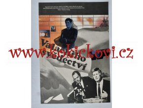 FILMOVÝ PLAKÁT A3 -  VALACHIHO SVĚDECTVÍ - EVA HEŘMANSKÁ - 1980