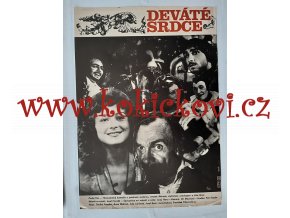 FILMOVÝ PLAKÁT A3 -  DEVÁTÉ SRDCE -1978